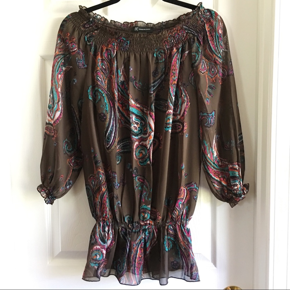 INC international concepts off-shouder blouse